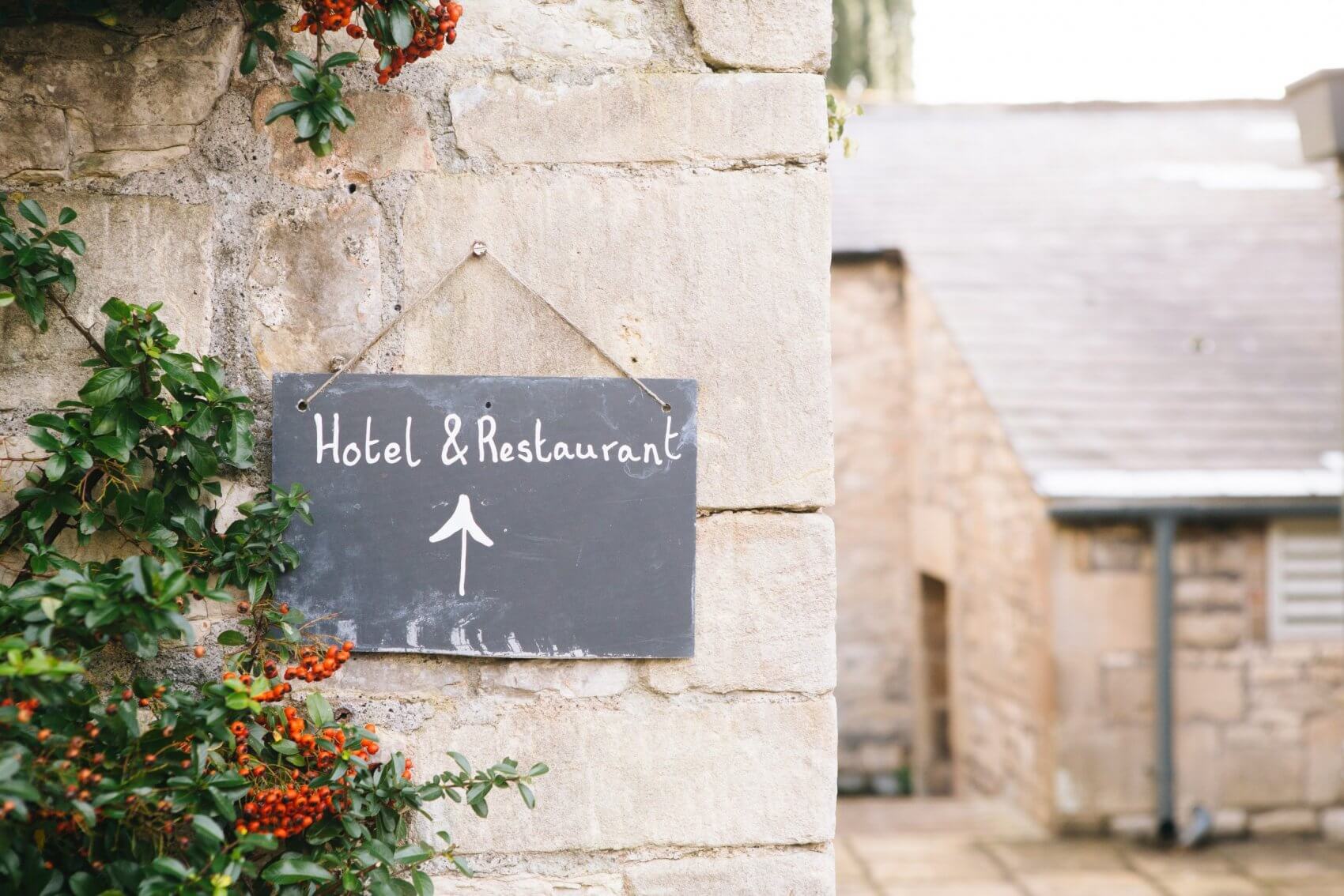 Hotel & Restaurant Sign